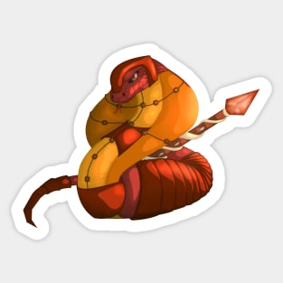 Armoured Snake Sticker